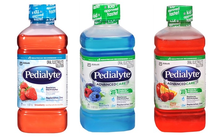 Strawberry, Blue Raspberry, and Cherry Punch Pedialyte